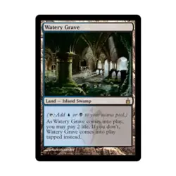 WOTC MtG Ravnica Watery Grave (R) EX - Image 1