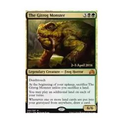 WOTC MtG Prerelease Promos The Gitrog Monster (P) (Foil) EX - Image 1