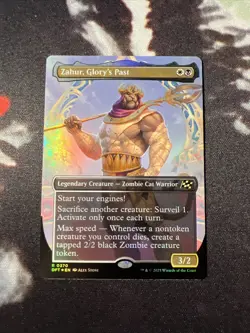 Zahur, Glory's Past (Borderless) Aetherdrift Foil NM MTG - Image 1