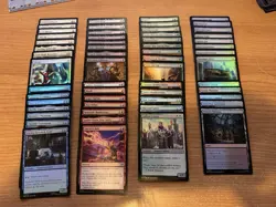 Nearly Complete Foil Set (C/U) of Spider-Man MTG Magic The Gathering - Image 1