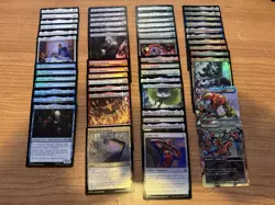 Nearly Complete Foil Set (C/U) of Spider-Man MTG Magic The Gathering - Image 2