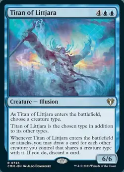 1 x Titan of Littjara - Commander Masters - NM-Mint - MTG - Image 1
