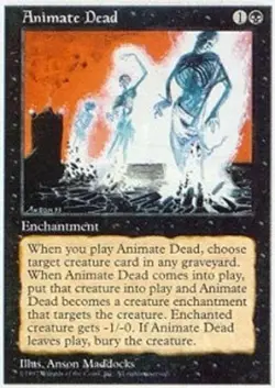 1 x Animate Dead - Fifth Edition - NM-Mint - MTG - Image 1