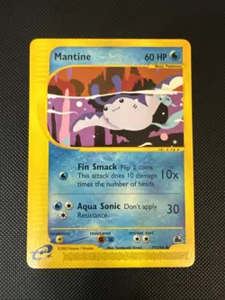 Mantine 77/144 Skyridge Regular Pokemon Near Mint S610 - Image 1