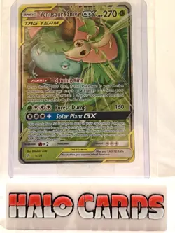 PACK FRESH Venusaur & Snivy GX 1/236 Cosmic Eclipse Pokemon G - Image 1