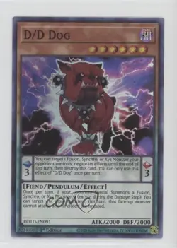D/D Dog (SR) 1st Ed. YuGiOh Rise of the Duelist #ROTD-EN091 - Image 1