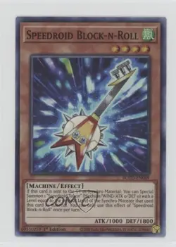 Speedroid Block-N-Roll (SR) 1st Ed. YuGiOh Rise of the Duelist #ROTD-EN089 - Image 1