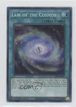 Law of the Cosmos (SR) 1st Ed. YuGiOh Legendary Duelists: Rage RA #LED7-EN035 - Image 1