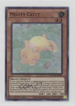 Melffy Catty (SR) 1st Ed. YuGiOh Rise of the Duelist #ROTD-EN018 - Image 1