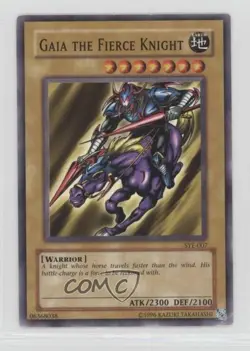 Gaia The Fierce Knight Unlimited YuGiOh Starter Deck Yugi Evolution #SYE-007 - Image 1