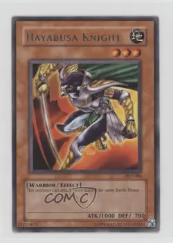 Hayabusa Knight (R) Unlimited YuGiOh Pharaoh's Servant #PSV-086 2002 - Image 1