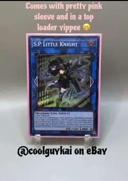 Yugioh Card S:P Little Knight Super Rare RA03-EN049 1st Edition Quarter Century - Image 1