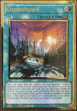 Kozmotown MAGO-EN050 Maximum Gold 1st Edition - Yugioh Card - Image 1