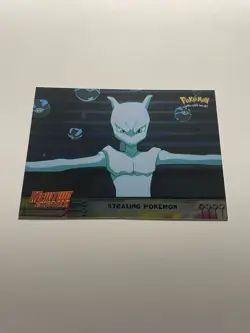 Topps Mewtwo Strikes Back Stealing Pokemon Holo #27 Card Blue Label - Image 1