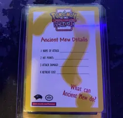Ancient Mew 1 Holo Promo NM - With Details Card - Image 2