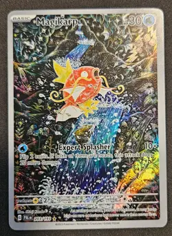 Pokemon Magikarp 203/193 Holo Rare Card Expert Splasher Attack - Image 1