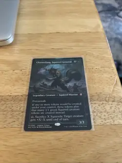 Magic the Gathering Chatterfang, Squirrel General Card Borderless Foil - Image 1