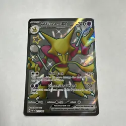 Pokemon Card: Alakazam ex 215/091 S&V Paldean Fates Full Art Holo Ultra Rare! NM - Image 1