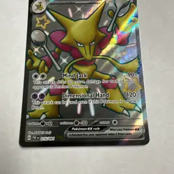 Pokemon Card: Alakazam ex 215/091 S&V Paldean Fates Full Art Holo Ultra Rare! NM - Image 3