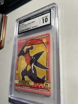 CGC 10 Garchomp Holo #21 Marumiya Scarlet & Violet Stickers Pokemon Card - Image 4