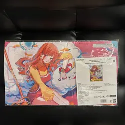 One Piece TCG - Nami & Zeus Promo OP11-106 Playmat Bandai Card Games Fest Sealed - Image 1