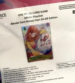 One Piece TCG - Nami & Zeus Promo OP11-106 Playmat Bandai Card Games Fest Sealed - Image 5
