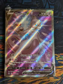 SWSH229 Mewtwo V Pokemon Card 2022 Black Star Promo NM Sealed - Image 1