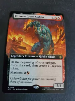 Ultimate Green Goblin (Extended Art) - 0276 - Marvel's Spider-Man MTG - NM/M - Image 1