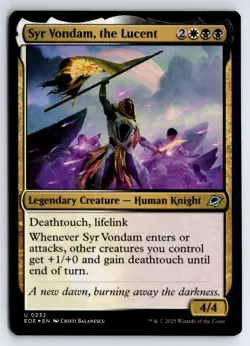 Syr Vondam, the Lucent - Edge of Eternities- FOIL - Image 1