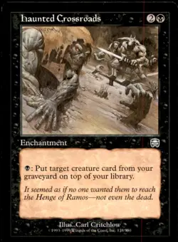 MTG Haunted Crossroads LP Light Play Mercadian Masques [2406] - Image 1