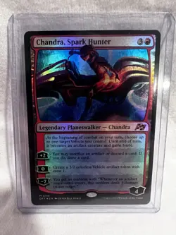 Chandra, Spark Hunter Aetherdrift Foil - Image 1