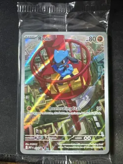 Riolu ETB Promo - Pokemon Mega Evolutions Black Star Promo (SEALED) - Image 1