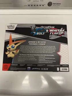 Pokemon - Black Bolt & White Flare Unova Victini Illustration Collection IN HAND - Image 2