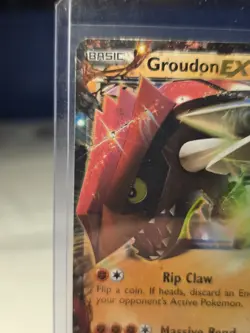 Pokemon Groudon EX TCG Ultra Rare Card XY42 Black Star Promos - Image 5