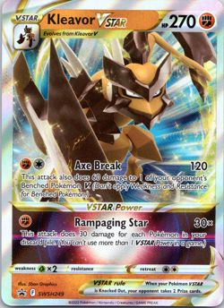 Kleavor V SWSH249 Black Star Promo Pokemon Sword & Shield TCG NM - Image 1