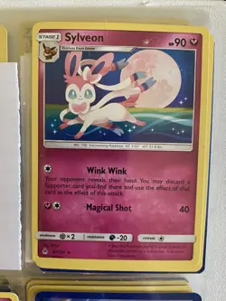Pokemon Sun & Moon Forbidden Light Rare Sylveon Regular #87/131 - Image 2