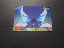 1999 Topps Pokemon the First Movie Leaving the Nest Silver Foil #4 Blue Logo - Image 1