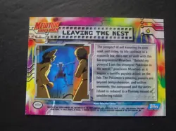 1999 Topps Pokemon the First Movie Leaving the Nest Silver Foil #4 Blue Logo - Image 2