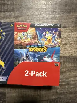 Pokemon Surging Sparks ETB & Booster Bundle 2-pack Factory Sealed New - Image 5