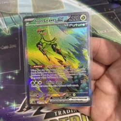 Pokemon TCG Temporal Forces: Iron Leaves ex 203/162 Special Illustration Rare - Image 2