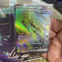 Pokemon TCG Temporal Forces: Iron Leaves ex 203/162 Special Illustration Rare - Image 5