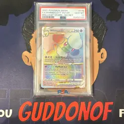 💎PSA 10 GEM MINT 2022 Pokemon Brilliant Stars WHIMSICOTT VSTAR #175 Full Art - Image 1