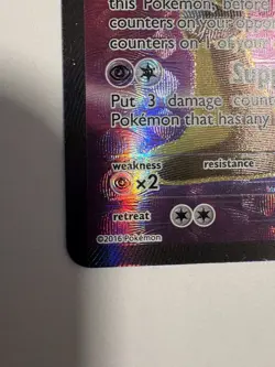 Pokemon Alakazam EX 2016 Fates Collide #117/124 Full Art Ultra Rare Holo - Image 2