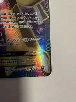 Pokemon Alakazam EX 2016 Fates Collide #117/124 Full Art Ultra Rare Holo - Image 3