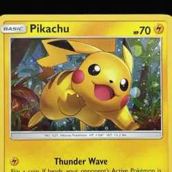 Pikachu - SM76 - Pokemon Sun & Moon Promo - Holo Foil Near Mint - Image 2