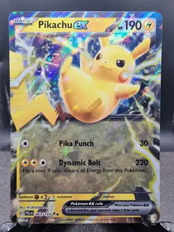 Pokemon TCG Pikachu EX Scarlet & Violet - Paldea Evolved 063/193 - Image 1