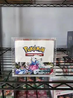 Pokemon Magnetic Booster Box Acrylic Case! FAST Shipping Includes Cleaning Cloth - Image 1