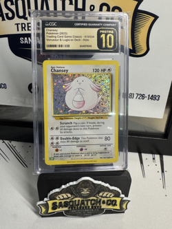 Pokemon TCG: CGC Pristine 10 (2023) Chansey 015/034 - Image 1