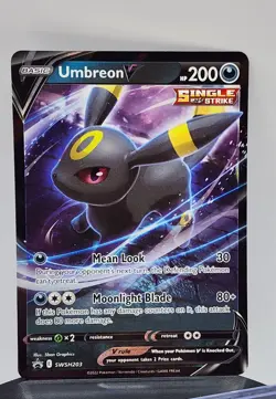 Pokemon TCG - Umbreon V Black Star Promo Holo - SWSH203 - Sword & Shield Promo - Image 2