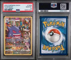 2022 POKEMON SWORD & SHIELD LOST ORIGIN #TG06 FULL ART/GENGAR PSA 10 - Image 1
